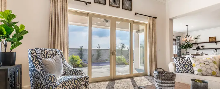 Beautiful sliding patio doors